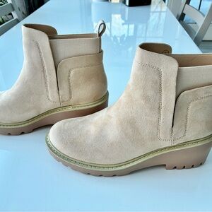 Chic Beige Ankle Booties for Women